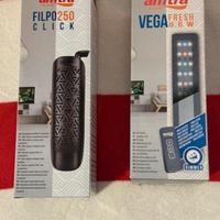 Filtro e lice per acquario