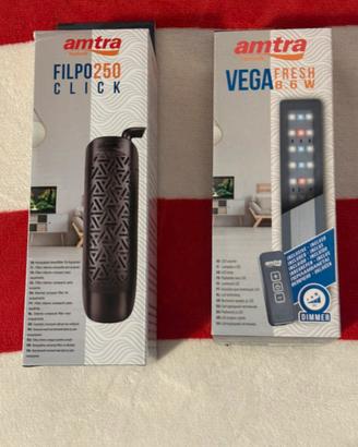 Filtro e lice per acquario