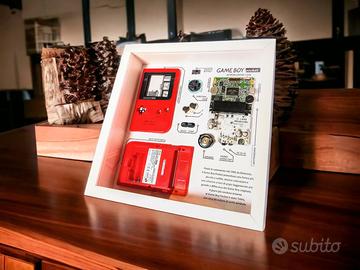 Quadro Nintendo Game Boy Pocket rosso originale