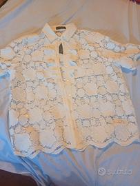 Giacca/camicia donna,in pizzo si cotone, Elena Mir