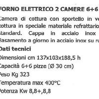 FORNO ZANOLLI ELETTRICO 2 CAMERE 6+6