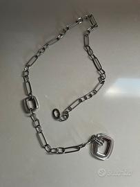 Collana in acciaio Fossil Steel