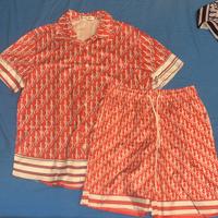 Completo Dior Camiciotta Rosso