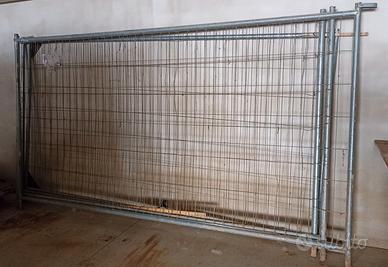 N.4 recinzioni mobili da cantiere 