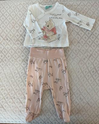 Completino Disney Baby - 3/6 Mesi - Bianco e Rosa
