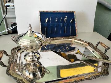 set cucchiai argento e varie