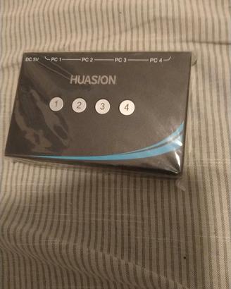 switch usb 3.0 huasion 4 pc 4 porte