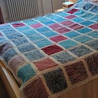 Coperta matrimoniale fatta a mano