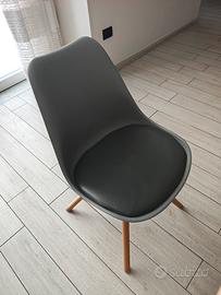 Sedia design stile nordico - set da 4 sedie