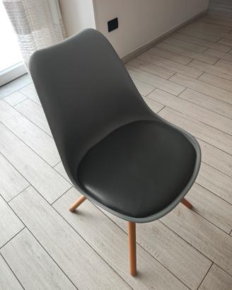 Sedia design stile nordico - set da 4 sedie