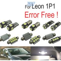 KIT 13 LAMPADE LED INTERNE PER SEAT LEON MK2 1 P 1