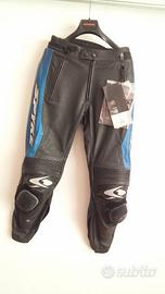 pantaloni in pelle da moto nuove