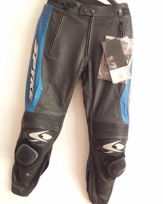 pantaloni in pelle da moto nuove