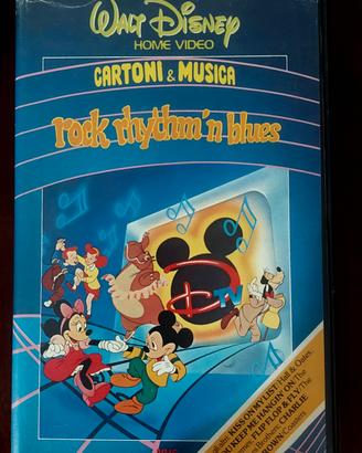 Rock Rhythm'n Blues Disney VHS Ex Noleggio rara