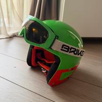 Casco sci Briko Junior Vulcano Fis 6.8 + Maschera