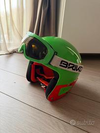 Casco sci Briko Junior Vulcano Fis 6.8 + Maschera