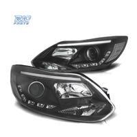 FARI FORD FOCUS 11-14 TUBO LUCE LED FONDO NERO