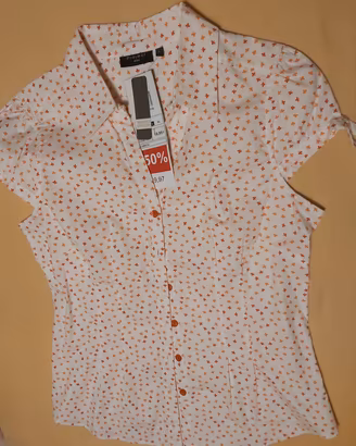 camicia donna maniche corte 