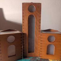 Set Artnova Scaroni in legno design vintage