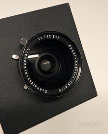 obbiettivo  75 mm per Banco ottico