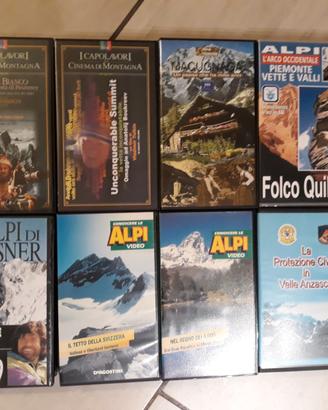 Videocassette di alpinismo e montagna