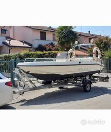 Barca a motore open 7 posti con motore Selva 80hp