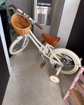 BICI BANWOOD CON ROTELLE REMOVIBILI - BIANCA
