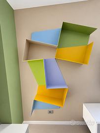 Libreria LAGO SLIDE originale multicolore design