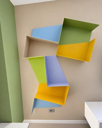 Libreria LAGO SLIDE originale multicolore design