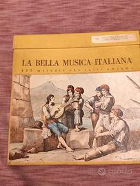 cofanetto vinili 33 giri la bella musica italiana