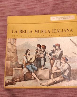 cofanetto vinili 33 giri la bella musica italiana