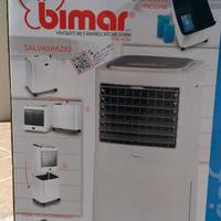 Ventilatore e rinfrescatore d’aria bianco