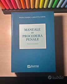 Manuale di Procedura penale - Tonini, Conti