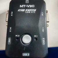switch KVM 2 porte USB 