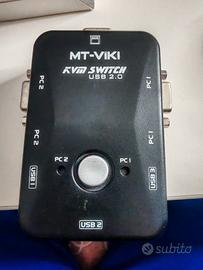 switch KVM 2 porte USB 
