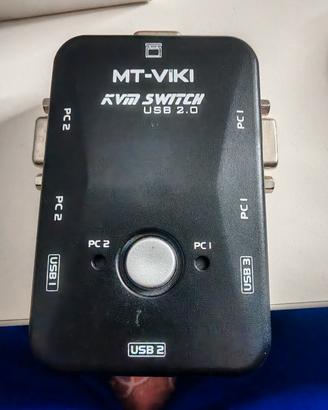 switch KVM 2 porte USB 