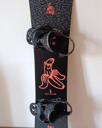 Snowboard+attacchi+scarponi donna