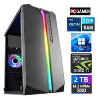 PC GAMING WORKSTATION, INTEL, 32GB, 2TB-M2, 3060Ti