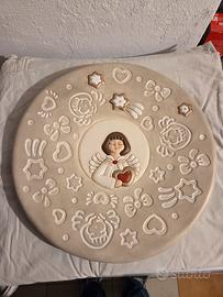 Piatto di Natale thun bianco