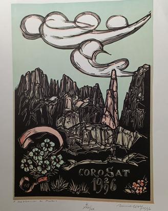 Stampa Xilografica di Remo Wolf