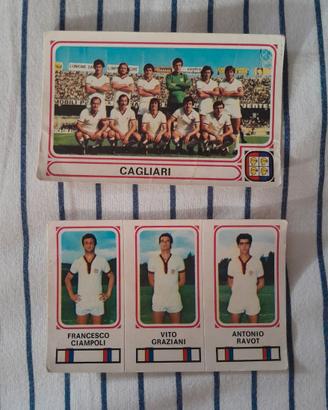 Coppia di Figurine Calciatori Panini 1978-79 CAGLI