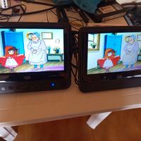 Lettore DVD doppio schermo Trevi