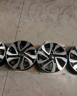 1x Cerchio lega Galway VW originale Touran 6,5x16
