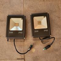 Faretti rgb 20W ip65 con telecomando