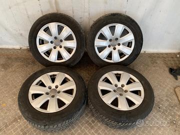 4 CERCHI IN LEGA AUDI A6 DA 16 CON GOMME 225/55/R1