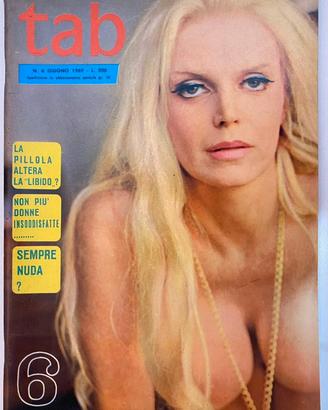 🔞 🇮🇹 TAB n. 6 – Giugno 1969 Vintage Magazine