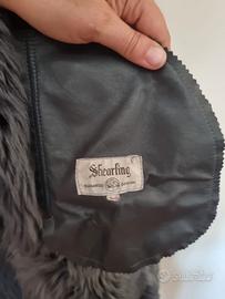 Cappotto montone grigio donna 