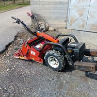 motocoltivatore  Goldoni con fresa interrasassi 