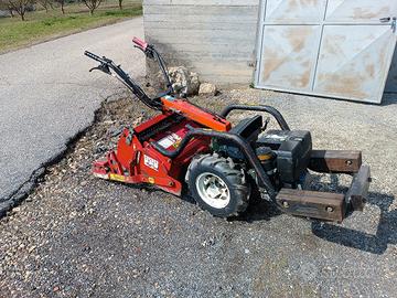 motocoltivatore  Goldoni con fresa interrasassi 