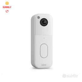 Blink Video Doorbell BIANCO NUOVO HD Alexa WiFi